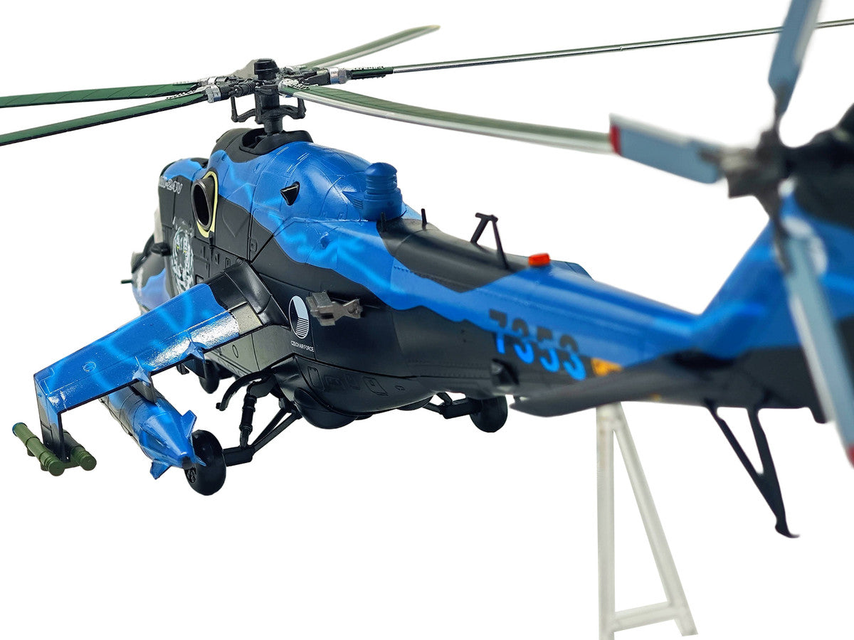 Mil Mi-24V Hind-E Helicopter "7353 231 Squadron 23 Wing NATO Tiger Meet Turkey" (2005) Czech Air Force 1/48 Diecast Model by Bless Wing-3