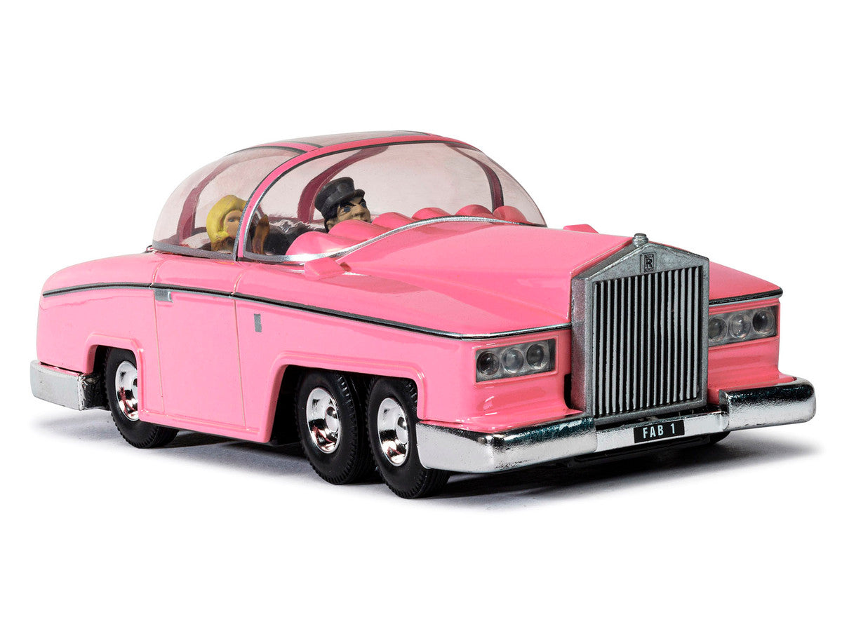 Rolls Royce FAB 1 Pink with Figures "Thunderbirds" (1965-1966) TV Series "F.A.B. Collection" Diecast Model by Corgi-2