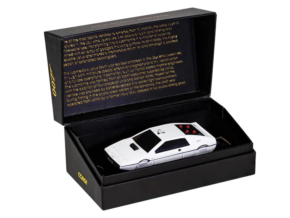 Lotus Esprit S1 Submarine White James Bond 007 "The Spy Who Loved Me" (1977) Movie Diecast Model Car by Corgi-1