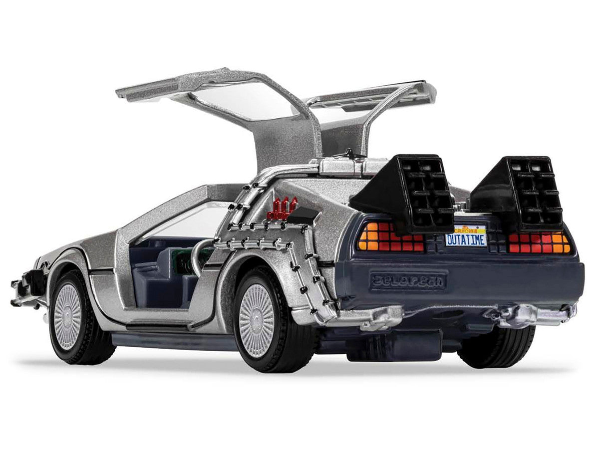 DMC DeLorean Time Machine with Doc Brown Figure "Back to the Future" (1985) Movie Diecast Model Car by Corgi-2