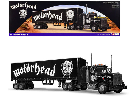 "Motorhead" Transport Truck Black 1/50 Diecast Model by Corgi-0