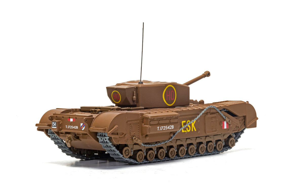 Churchill Mk.III Tank "ESK Squadron HQ C Squadron 3rd Battalion Scots Guards 6th Guards Armoured Brigade" (1943) British Royal Army "Military Legends" Series 1/50 Diecast Model by Corgi-1