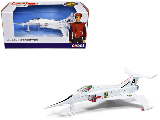 Angel Interceptor Aircraft "World Army Air Force" White "Captain Scarlet and the Mysterons" (1967-1968) TV Series Diecast Model by Corgi-0