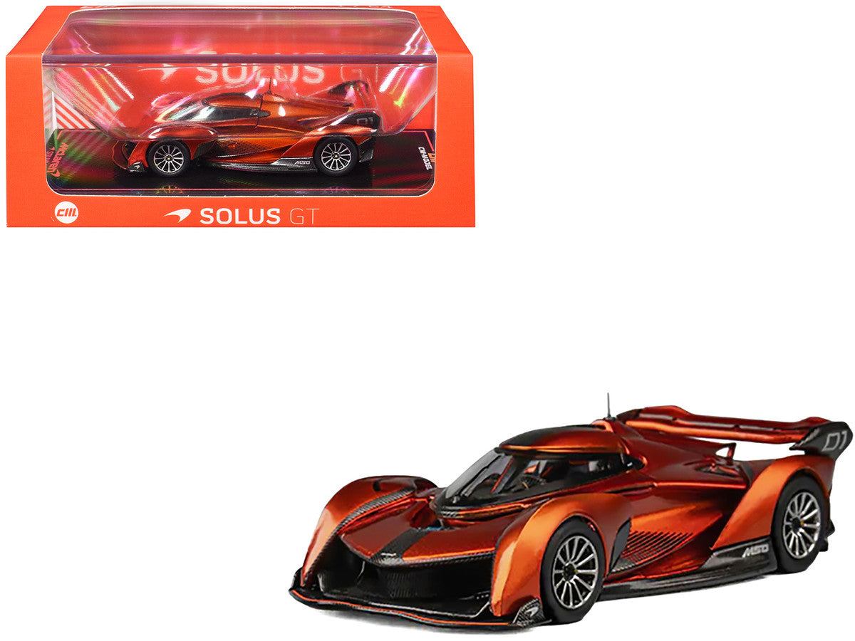 McLaren Solus GT Orange Metallic 1/64 Diecast Model Car by CM Model-4