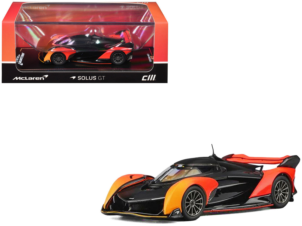 McLaren Solus GT Orange Gradient and Matt Black 1/64 Diecast Model Car by CM Models-3