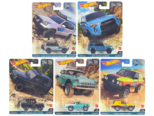 "HW Off Road" 5 piece Set "Car Culture" Series Diecast Model Cars by Hot Wheels-0