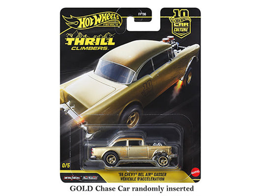 "Thrill Climbers" 5 piece Set "Car Culture 10th Anniversary" 2025 Series Q Diecast Model Cars by Hot Wheels-0