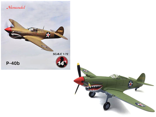 Curtiss P-40E Warhawk Fighter Aircraft "China-Burma-India Theater" (1942) United States Army Air Forces 1/72 Diecast Model Airplane-0