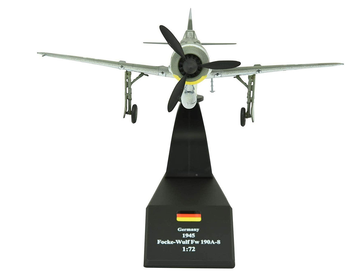 Focke-Wulf Fw 190A-8 Fighter Aircraft "98-Victory Ace Staffelkapitaen Horst Hannig I./JG 2 Triqueville France" (1943) German Luftwaffe 1/72 Diecast Model Airplane-2