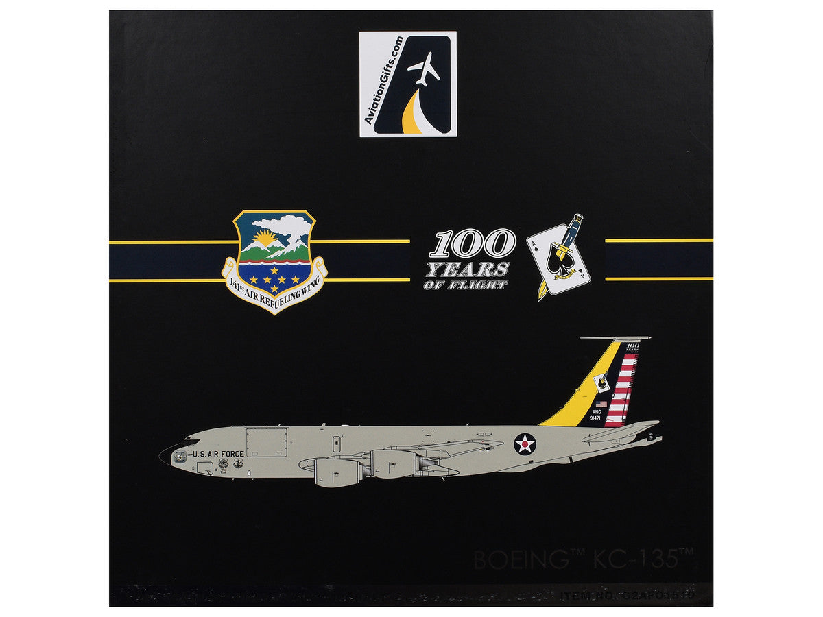 Boeing KC-135 Stratotanker Tanker Aircraft "Washington Air National Guard - 100 Years" United States Air Force "Gemini 200" Series 1/200 Diecast Model Airplane by GeminiJets-2
