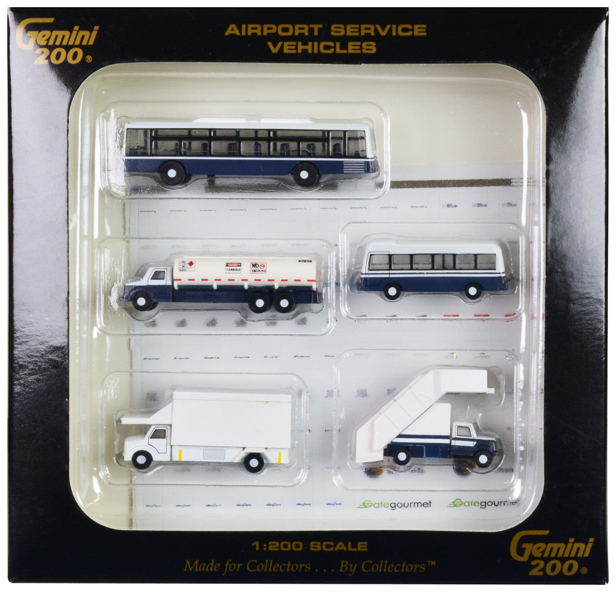 Airport Service Vehicles Set of 5 pieces "Gemini 200" Series Diecast Models by GeminiJets-0