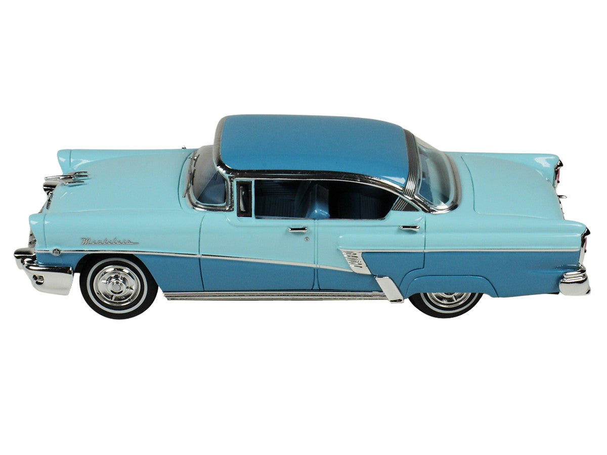 1956 Mercury Montclair Phaeton Lauderdale Blue and Niagara Blue with Blue Interior Limited Edition to 200 pieces Worldwide 1/43 Model Car by Goldvarg Collection-1