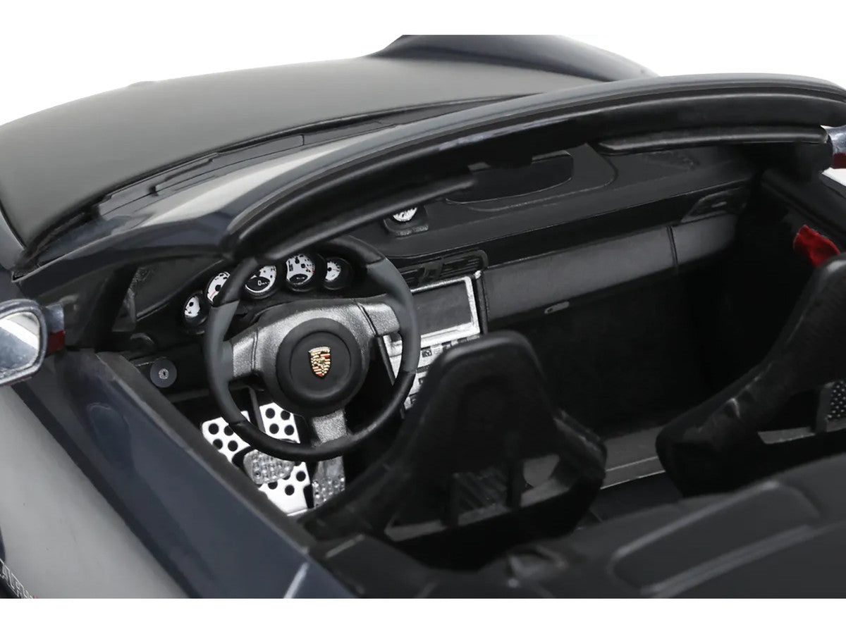 Porsche 911 LB-Works Alpha 9 Gray with Black Hood 1/18 Model Car by GT Spirit-2