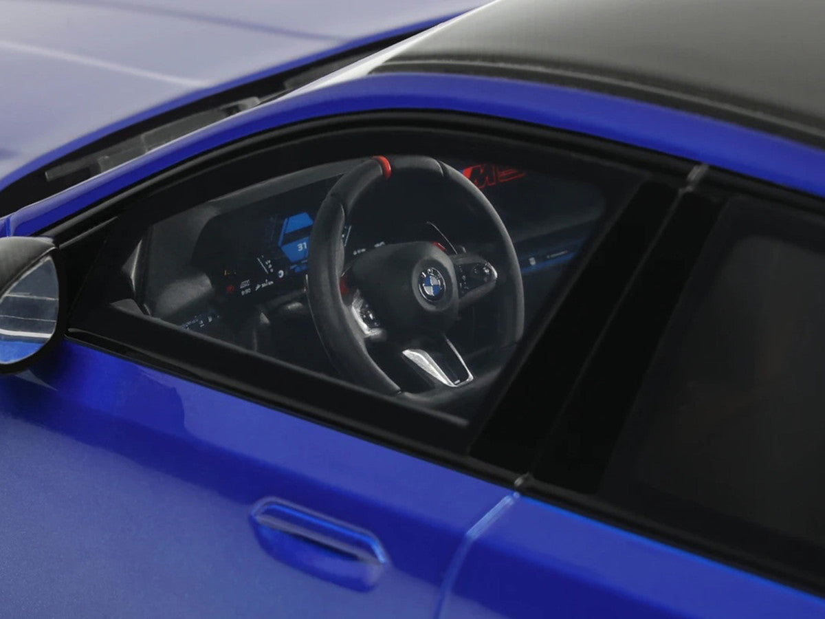 2024 BMW M5 (G90) Marina Bay Blue Metallic with Black Top 1/18 Model Car by GT Spirit-2