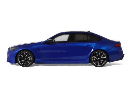 2024 BMW M5 (G90) Marina Bay Blue Metallic with Black Top 1/18 Model Car by GT Spirit-0