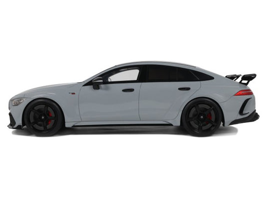 2024 Brabus Rocket 1000 Nardo Gray with Black Top 1/18 Model Car by GT Spirit-0