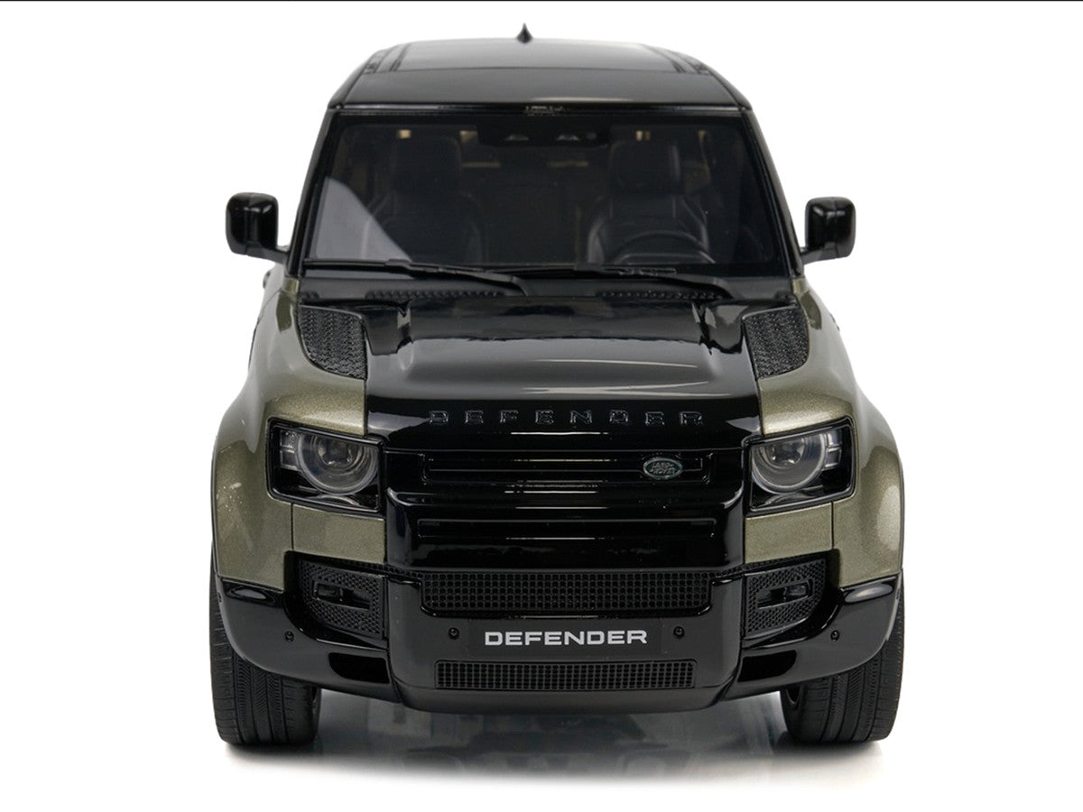 2021 Land Rover Defender 90 P400 X-Dynamic HSE Pangea Green Metallic 1/18 Model Car by GT Spirit-2