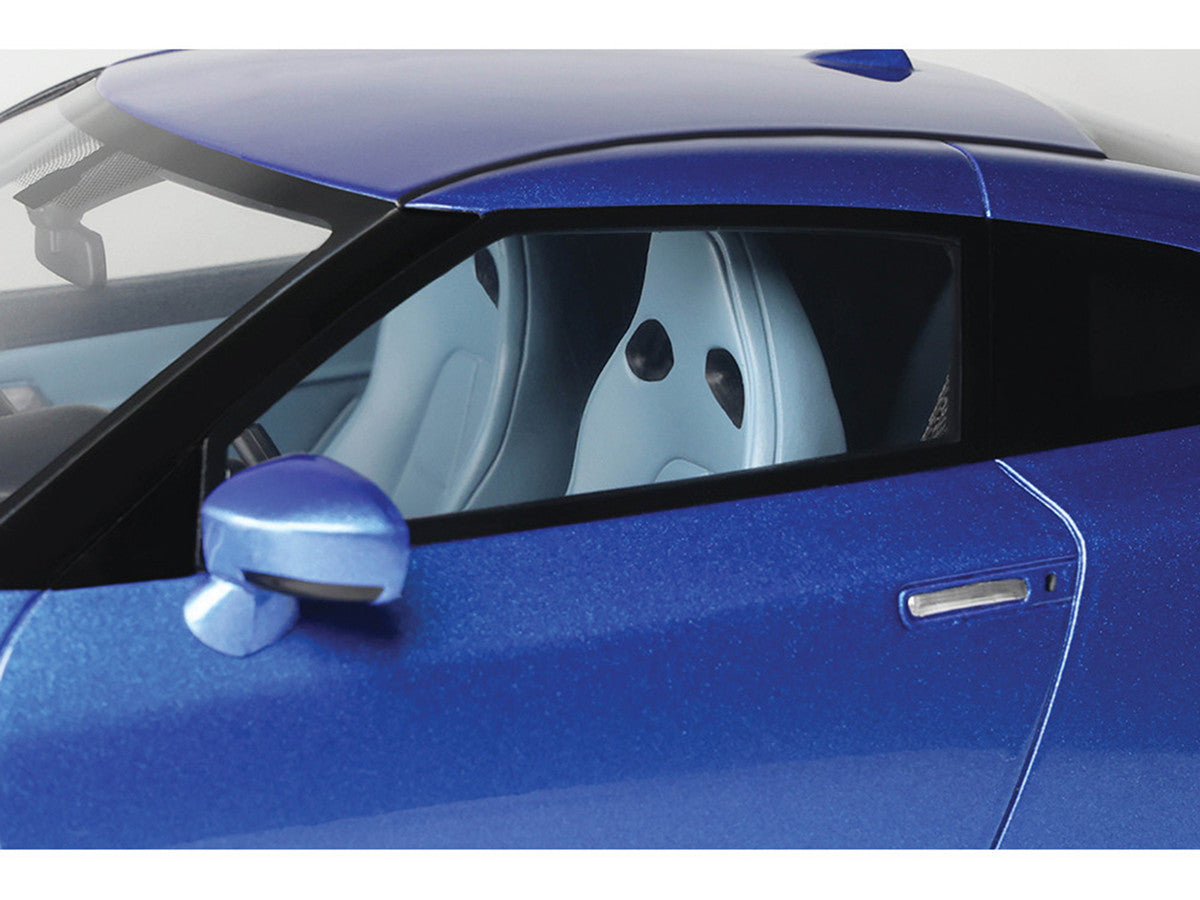 2024 Nissan GT-R Skyline Edition Bayside Blue Metallic 1/18 Model Car by GT Spirit-3