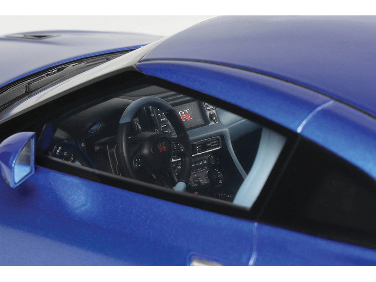 2024 Nissan GT-R Skyline Edition Bayside Blue Metallic 1/18 Model Car by GT Spirit-2