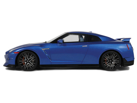 2024 Nissan GT-R Skyline Edition Bayside Blue Metallic 1/18 Model Car by GT Spirit-0