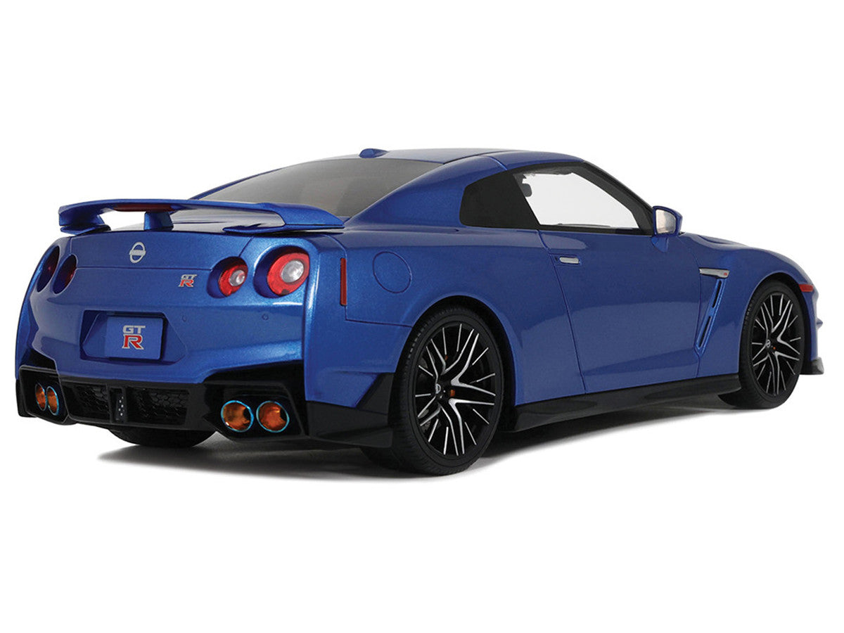 2024 Nissan GT-R Skyline Edition Bayside Blue Metallic 1/18 Model Car by GT Spirit-1