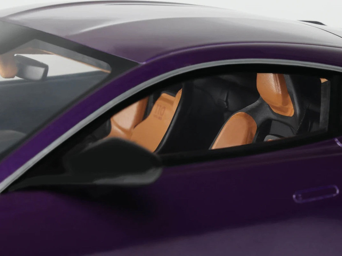2023 Aston Martin Valour Purple Metallic 1/18 Model Car by GT Spirit-2