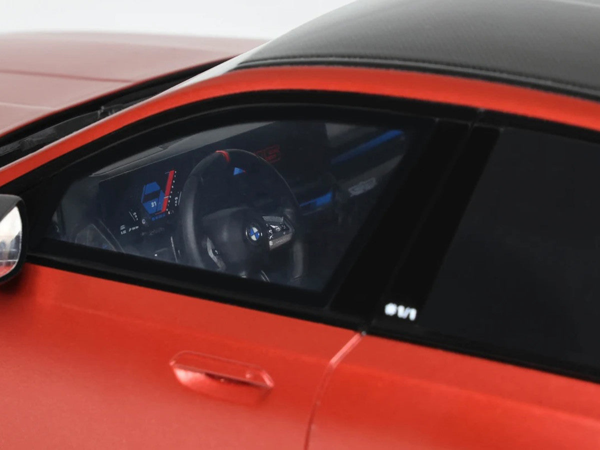 2025 BMW M5 (G90) Pebble Beach Edition Fire Orange Metallic with Black Top 1/18 Model Car by GT Spirit-3
