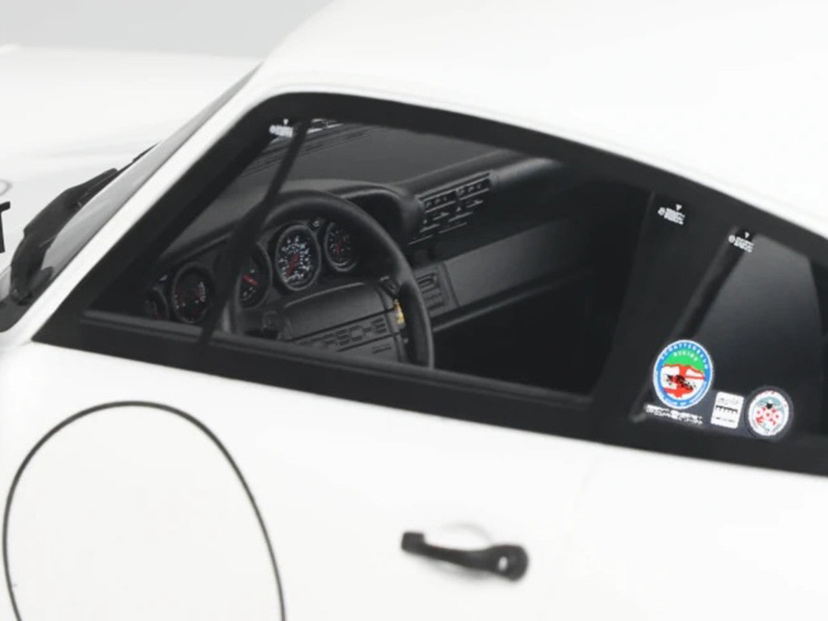 1992 Porsche 911 (964) "Carrera Cup - USA Edition" White 1/18 Model Car by GT Spirit-3
