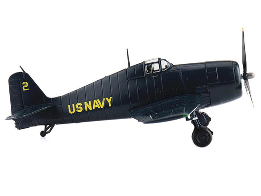 Grumman F6F-5 Hellcat Fighter Aircraft "Blue Angels #2" (1946) United States Navy "Air Power Series" 1/72 Diecast Model by Hobby Master-0