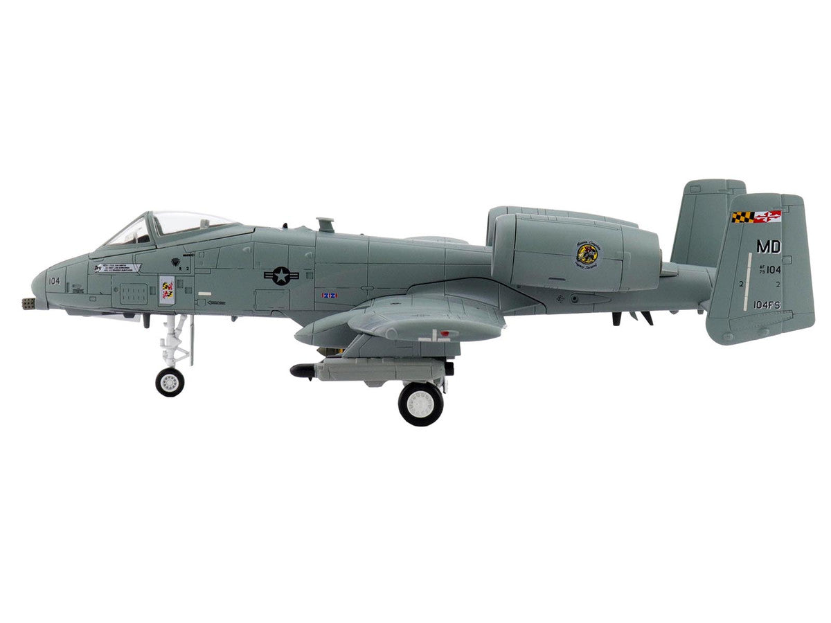 Fairchild Republic A-10C Thunderbolt II Attack Aircraft "80-0283 Maryland Farewell 104 FS Maryland ANG" (2025) United States Air Force "Air Power Series" 1/72 Diecast Model by Hobby Master-1