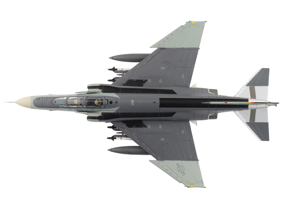 McDonnell Douglas F-4F Phantom II Fighter-Bomber Aircraft "AF72-257 20th Fighter Squadron 49th Fighter Wing Holloman AFB" (2002) United States Air Force "Air Power Series" 1/72 Diecast Model by Hobby Master-1