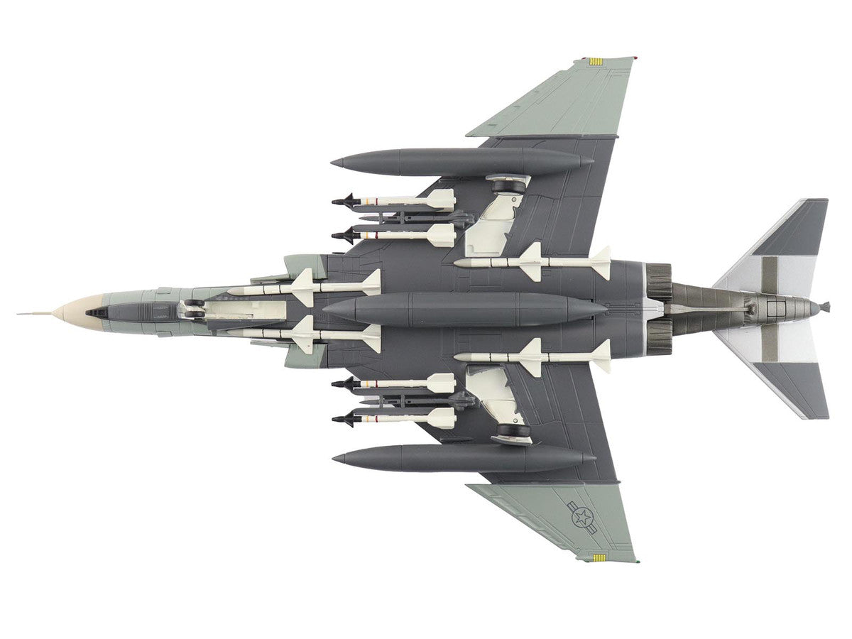 McDonnell Douglas F-4F Phantom II Fighter-Bomber Aircraft "AF72-257 20th Fighter Squadron 49th Fighter Wing Holloman AFB" (2002) United States Air Force "Air Power Series" 1/72 Diecast Model by Hobby Master-3