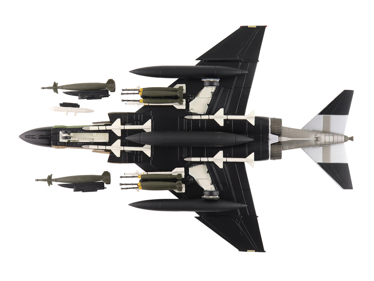 McDonnell Douglas F-4D Phantom II Fighter-Bomber Aircraft "66-8738 Night Owl 497th TFS Ubon RTAFB Thailand" (1972) United States Air Force "Air Power Series" 1/72 Diecast Model by Hobby Master-2