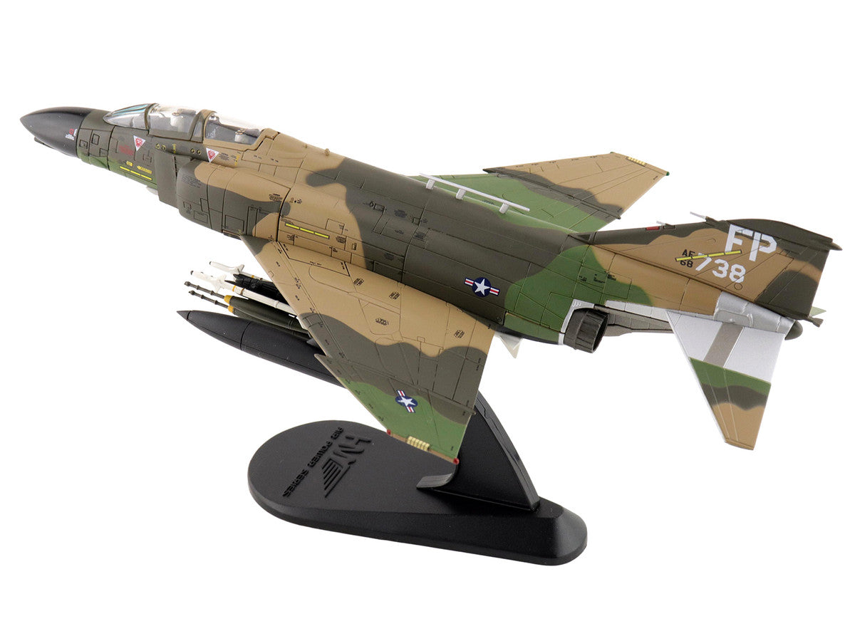 McDonnell Douglas F-4D Phantom II Fighter-Bomber Aircraft "66-8738 Night Owl 497th TFS Ubon RTAFB Thailand" (1972) United States Air Force "Air Power Series" 1/72 Diecast Model by Hobby Master-4