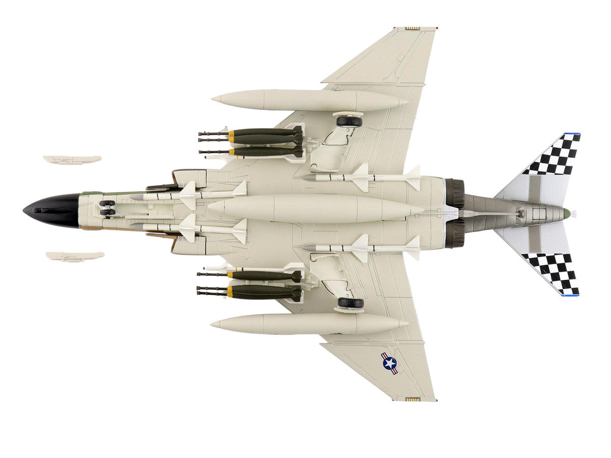 McDonnell Douglas F-4C Phantom II Fighter-Bomber Aircraft "63-7666 William Tell 57th FIS Keflavik Airport Iceland" (1977) United States Air Force "Air Power Series" 1/72 Diecast Model by Hobby Master-3