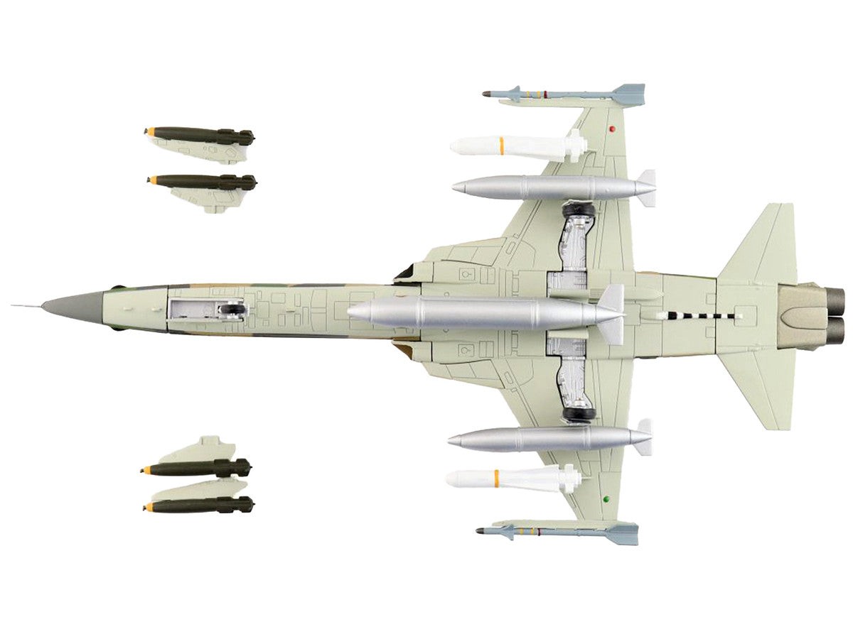 Northrop F-5F Tiger II Aircraft "46th Aggressor Squadron 7th Flight Training Wing" Republic of China Air Force "Air Power Series" 1/72 Diecast Model by Hobby Master-3