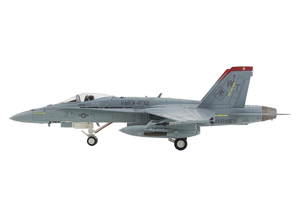 McDonnell Douglas F/A-18C Hornet Aircraft "VMFA-232 Red Devils" (2014) United States Marine Corps "Air Power Series" 1/72 Diecast Model by Hobby Master-1