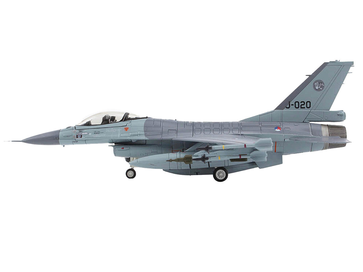 Lockheed F-16AM Fighting Falcon Fighter Aircraft "313 Squadron Afghanistan" (2008) Royal Netherlands Air Force (RNLAF) "Air Power Series" 1/72 Diecast Model by Hobby Master-2