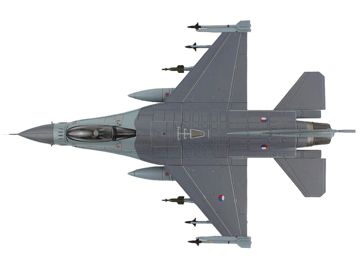 Lockheed F-16AM Fighting Falcon Fighter Aircraft "313 Squadron Afghanistan" (2008) Royal Netherlands Air Force (RNLAF) "Air Power Series" 1/72 Diecast Model by Hobby Master-3