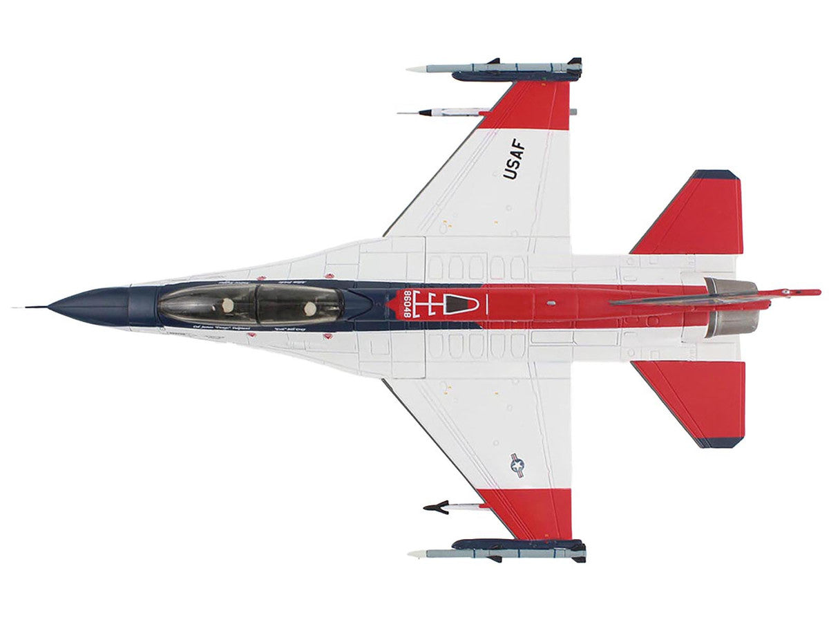 General Dynamics X-62A VISTA Aircraft with Missiles "86-0048 USAF Test Pilot School Edwards Air Force Base" (2024) United States Air Force "Air Power Series" 1/72 Diecast Model by Hobby Master-2