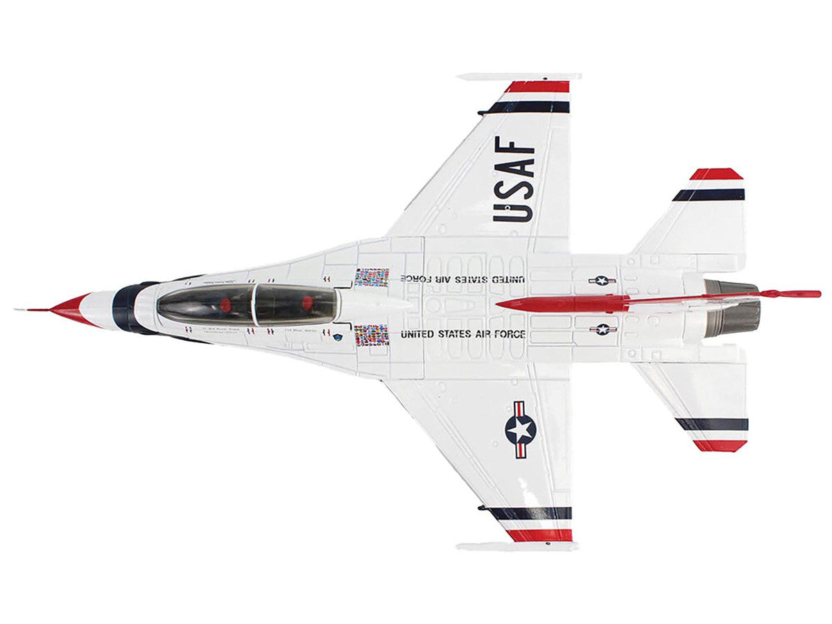 Lockheed F-16D Fighting Falcon Fighter Aircraft "No.7 Thunderbirds Nellis Air Force Base" (2017) United States Air Force "Air Power Series" 1/72 Diecast Model by Hobby Master-1