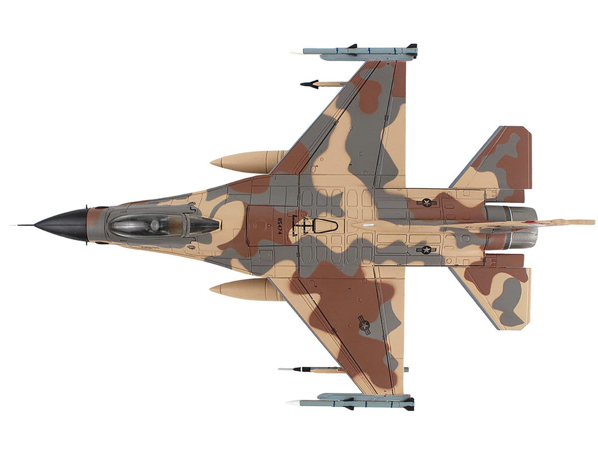 Lockheed F-16C Fighting Falcon Fighter Aircraft "85-474 Rockslide 706th Aggressor Squadron" United States Air Force "Air Power Series" 1/72 Diecast Model by Hobby Master-3