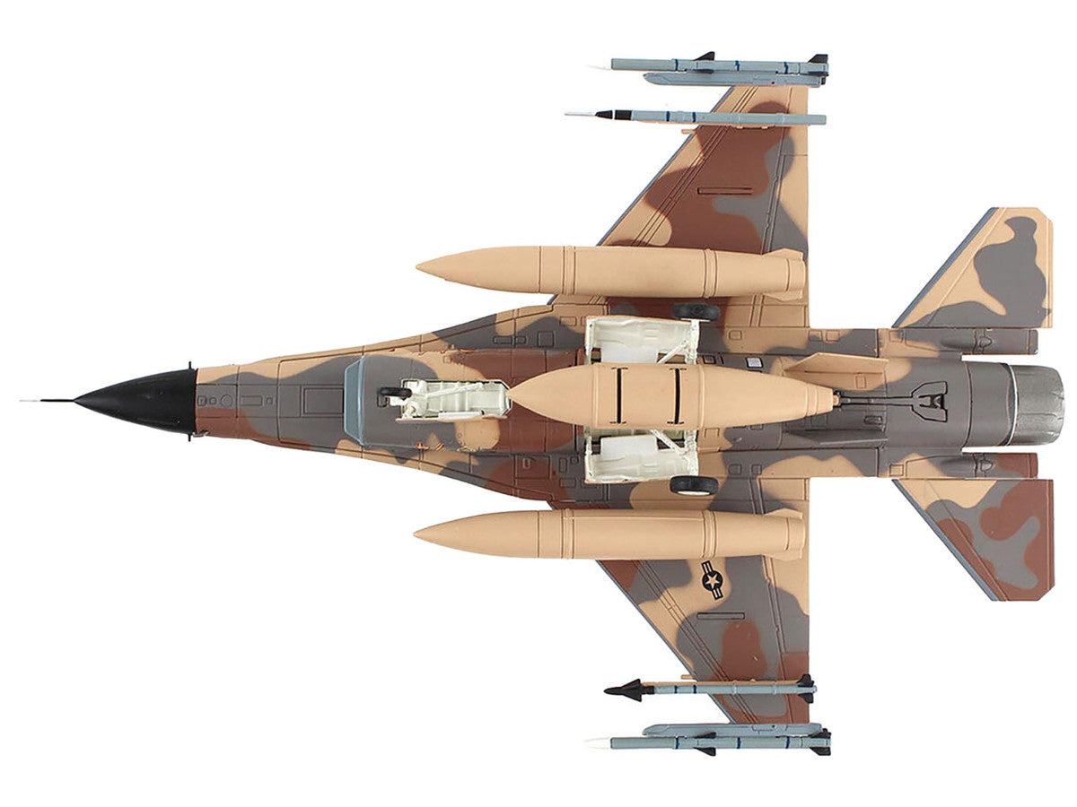 Lockheed F-16C Fighting Falcon Fighter Aircraft "85-474 Rockslide 706th Aggressor Squadron" United States Air Force "Air Power Series" 1/72 Diecast Model by Hobby Master-1