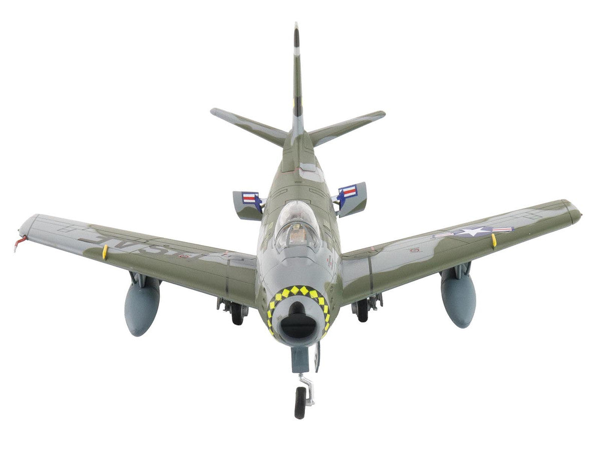 North American F-86F Sabre Fighter Aircraft "25333 461st Fighter Day Squadron West Germany" (1955) United States Air Forces in Europe "Air Power Series" 1/72 Diecast Model by Hobby Master-1
