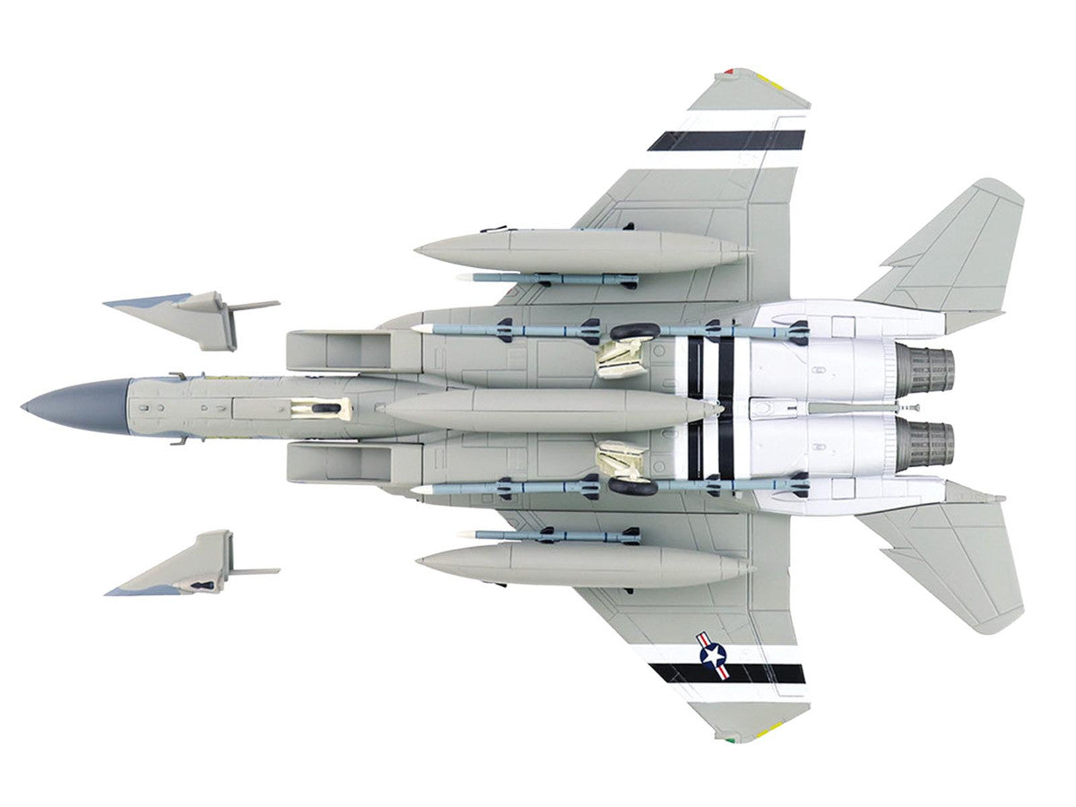 McDonnell Douglas F-15C Eagle Fighter Aircraft "86-0171 Florida ANG 75th Anniversary" (2022) United States Air Force "Air Power Series" 1/72 Diecast Model by Hobby Master-3