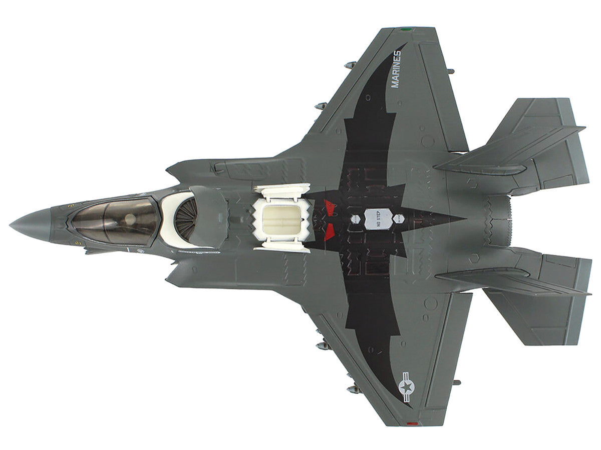 Lockheed F-35B Lightning II Aircraft (Beast Mode) "169623 VMFA-242 Bats Iwakuni Japan" (2024) United States Marine Corps "Air Power Series" 1/72 Diecast Model by Hobby Master-2