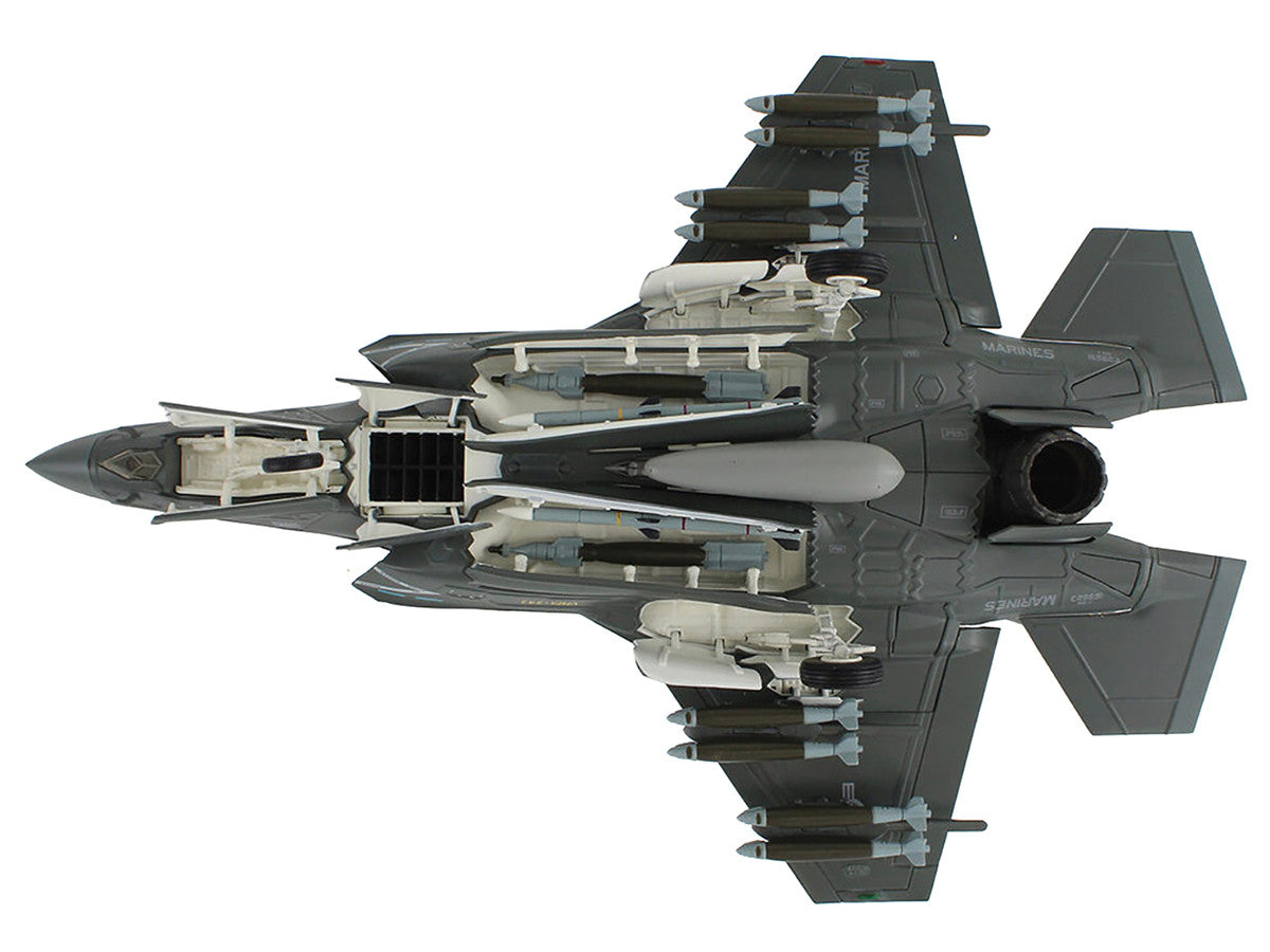 Lockheed F-35B Lightning II Aircraft (Beast Mode) "169623 VMFA-242 Bats Iwakuni Japan" (2024) United States Marine Corps "Air Power Series" 1/72 Diecast Model by Hobby Master-3