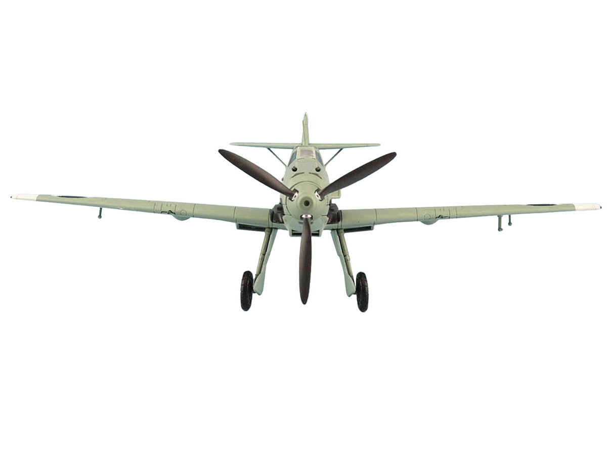 Messerschmitt BF 109E-3 Fighter Aircraft "Hauptmann Siebelt Reents Spanish Civil War" (1939) "Air Power Series" 1/48 Diecast Model by Hobby Master-2