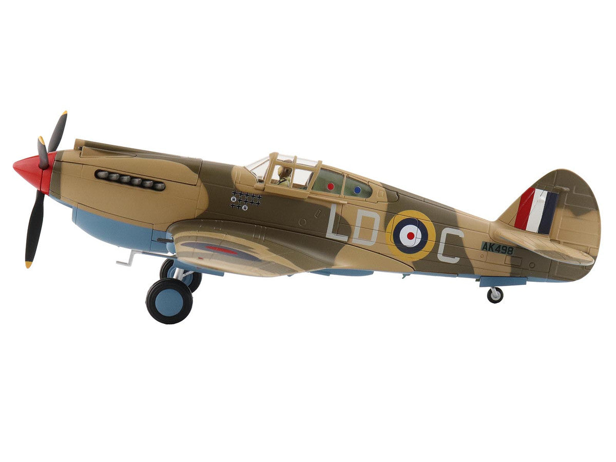 Curtiss P-40 Warhawk Tomahawk Mk IIB Aircraft "LD-C Clive Caldwell No. 250 Squadron North Africa" (1942) British Royal Air Force "Air Power Series" 1/48 Diecast Model by Hobby Master-3