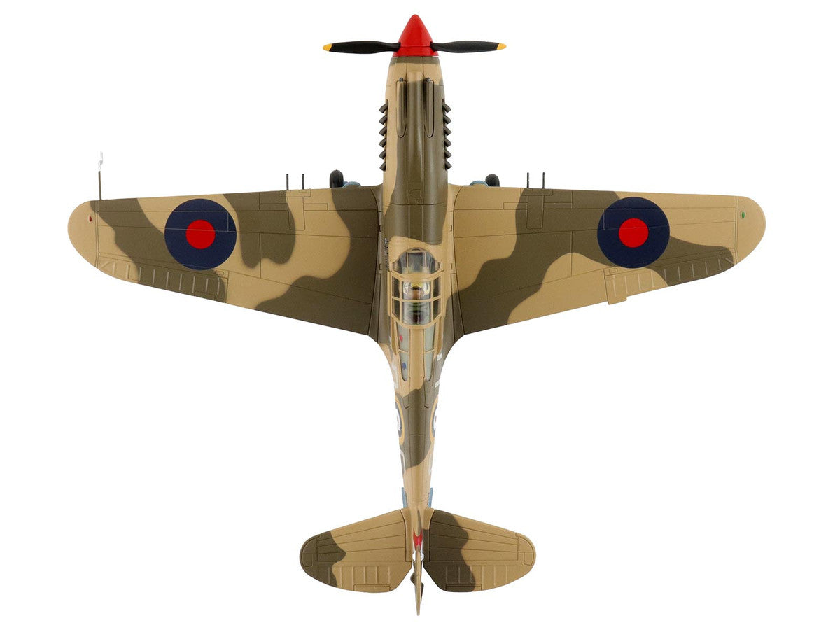 Curtiss P-40 Warhawk Tomahawk Mk IIB Aircraft "LD-C Clive Caldwell No. 250 Squadron North Africa" (1942) British Royal Air Force "Air Power Series" 1/48 Diecast Model by Hobby Master-1
